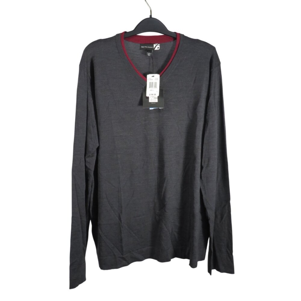 NWT Saks Fifth Avenue Charcoal‎ Long Sleeve